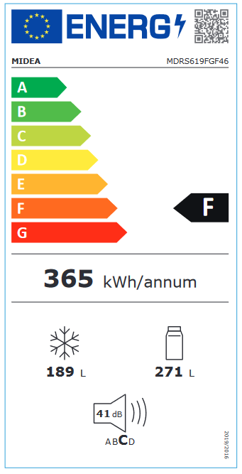 Hladnjak Midea MDRS619FGF46