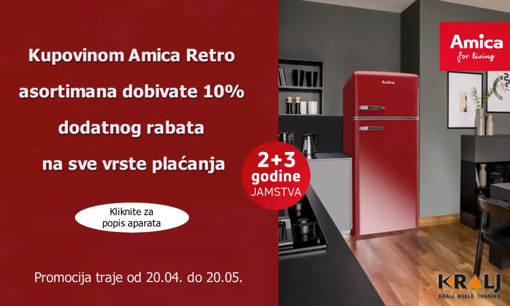 Amica retro 10% popusta
