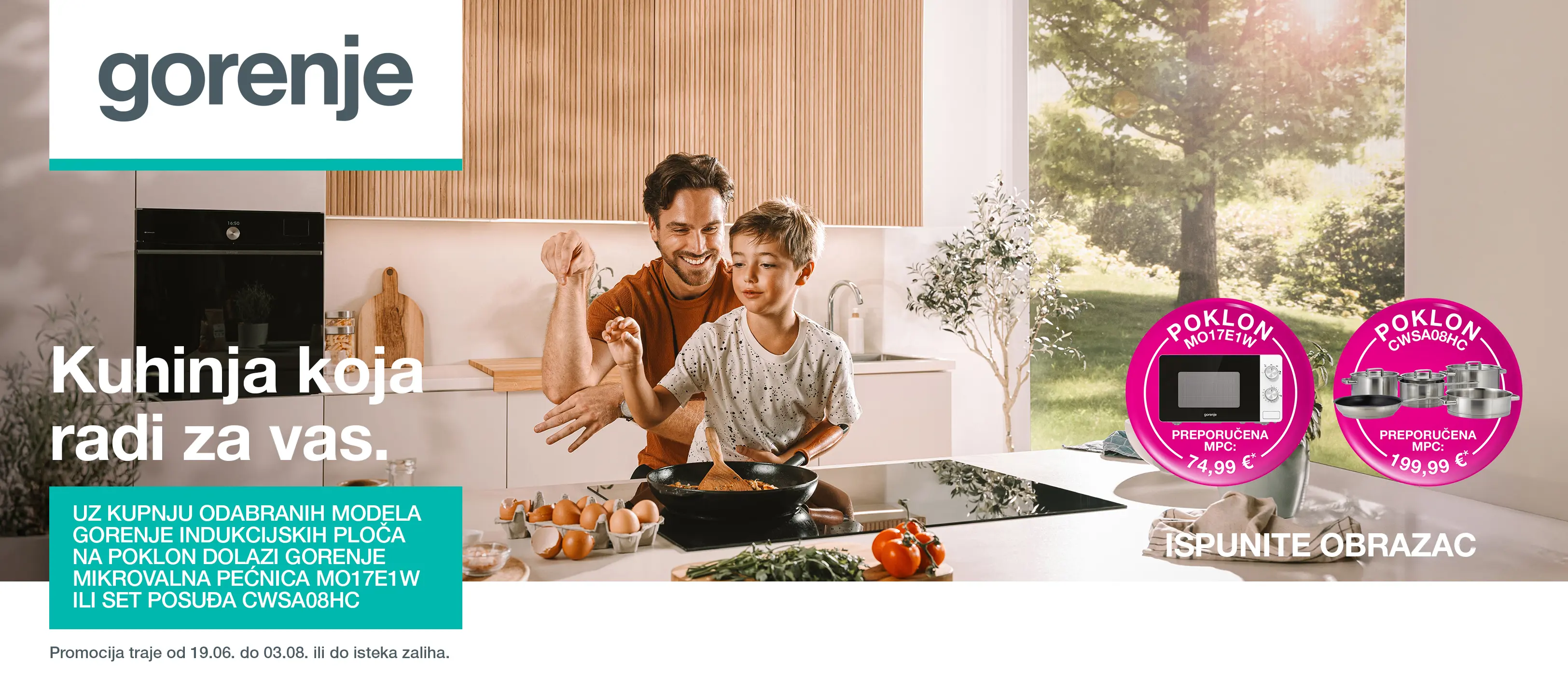 Gorenje indukcije- pokloni mirovalna i posiđe