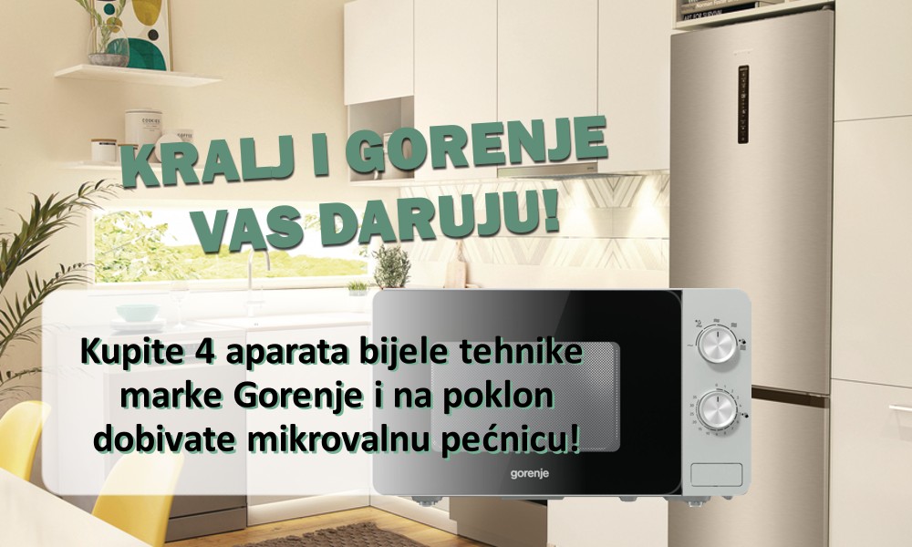 Gorenje poklon mikrovalna 4 aparata