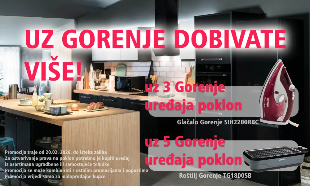 Gorenje poklon za 3 ili 5 uređaja