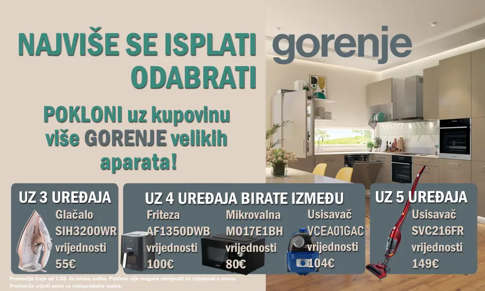 Gorenje pokloni bez popusta