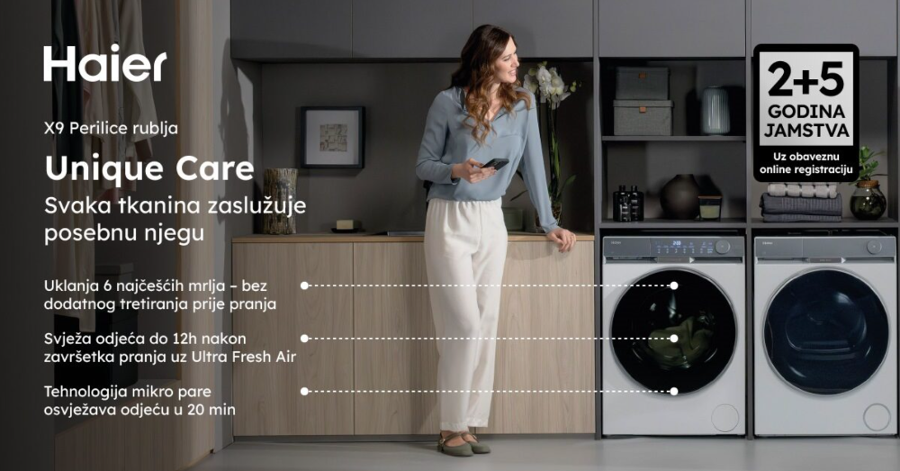 Haier perilice susilice 5 god jamstva