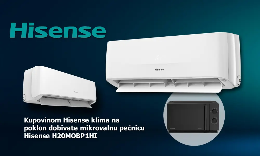 Hisense klime/poklon mikrovalna
