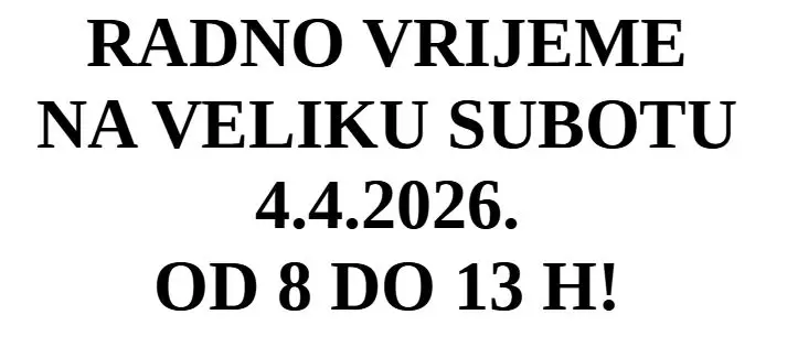 Radno vrijeme 4.4.