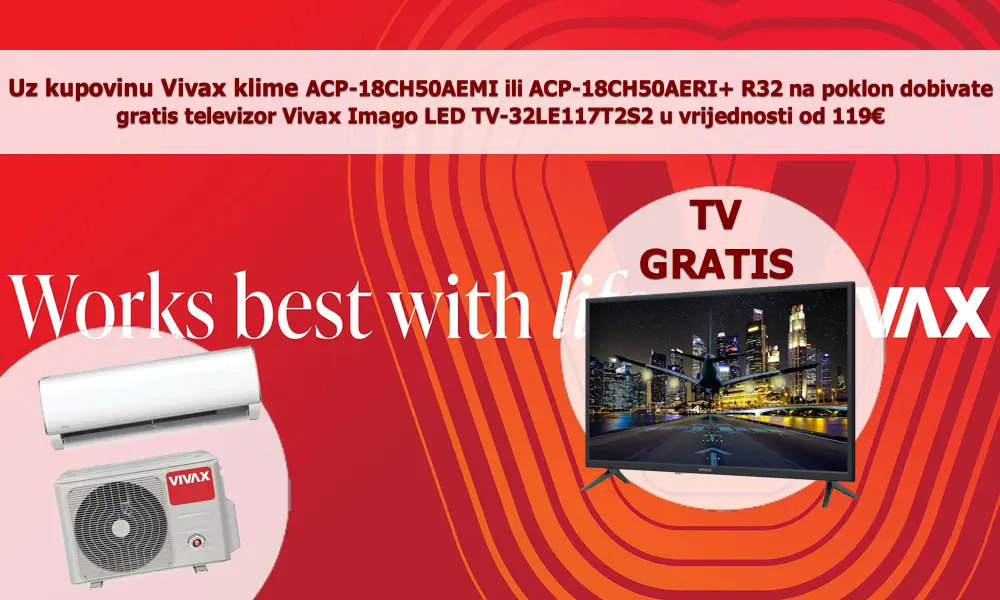 Vivax klime / tv poklon