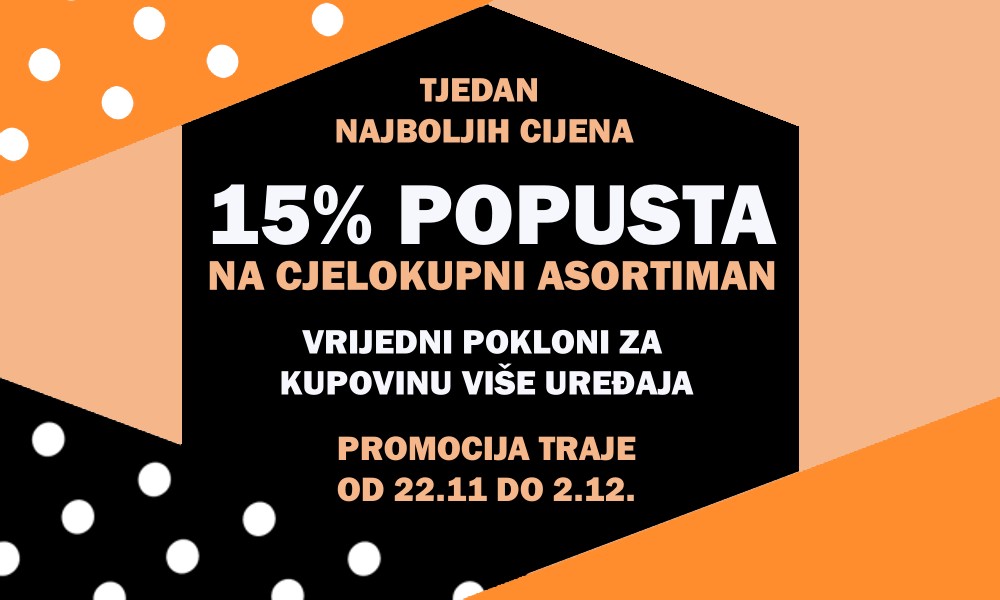 Black Friday u Kralj Commerce-u - Tjedan najboljih cijena!