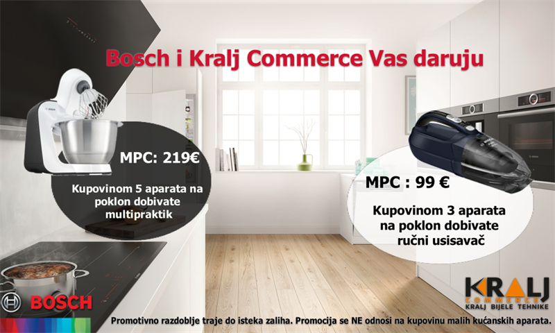 Bosch i Kralj Commerce Vas daruju