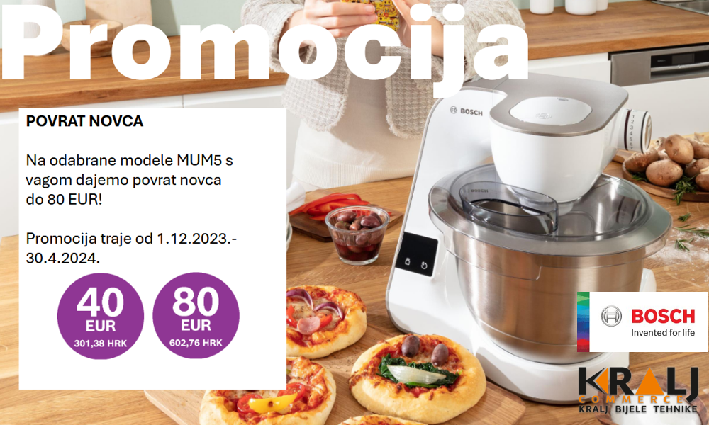 Bosch MUM5-povrat novaca
