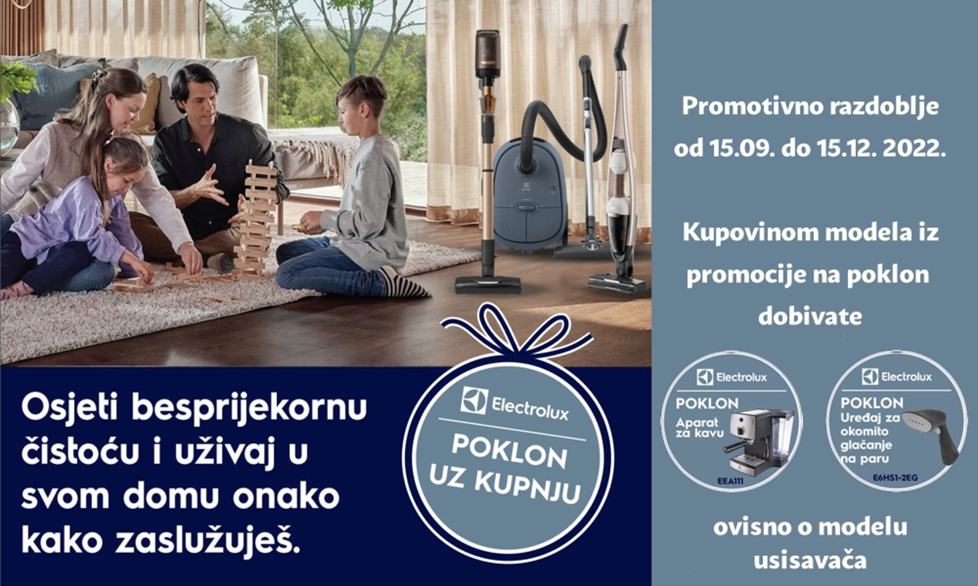 Electrolux poklon uz određene modele usisavača