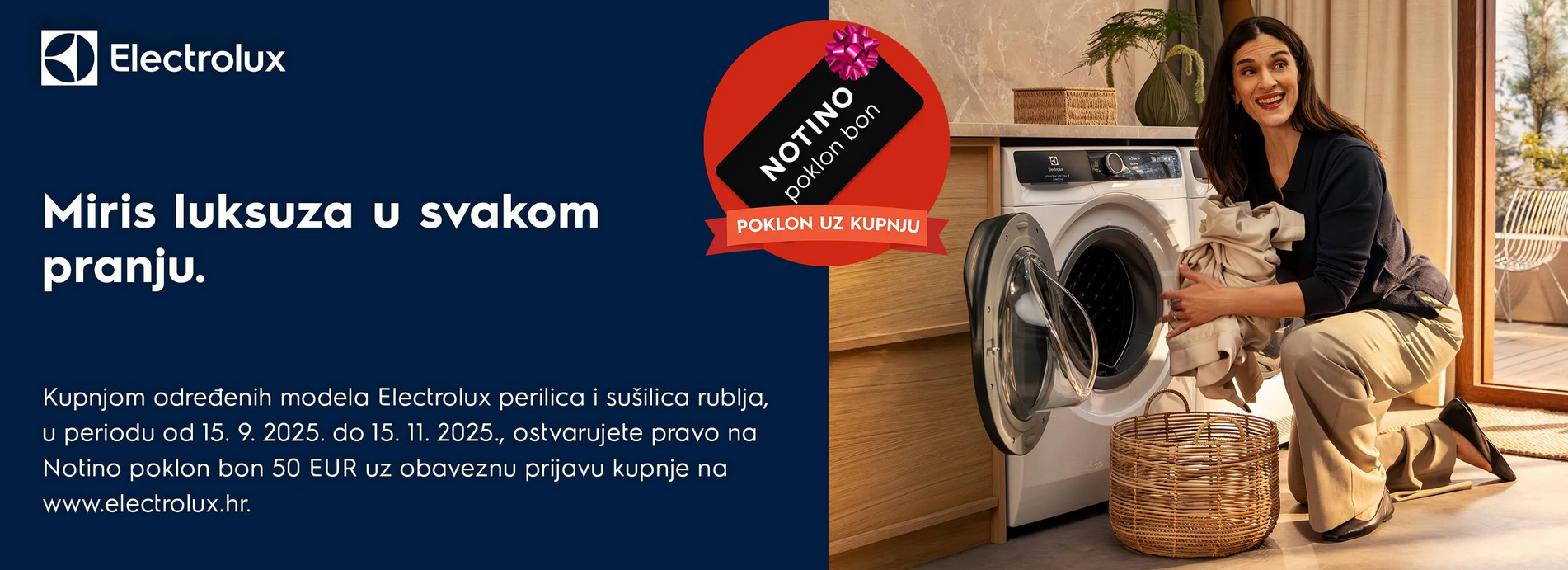 Electrolux Vas daruje Notino bonom