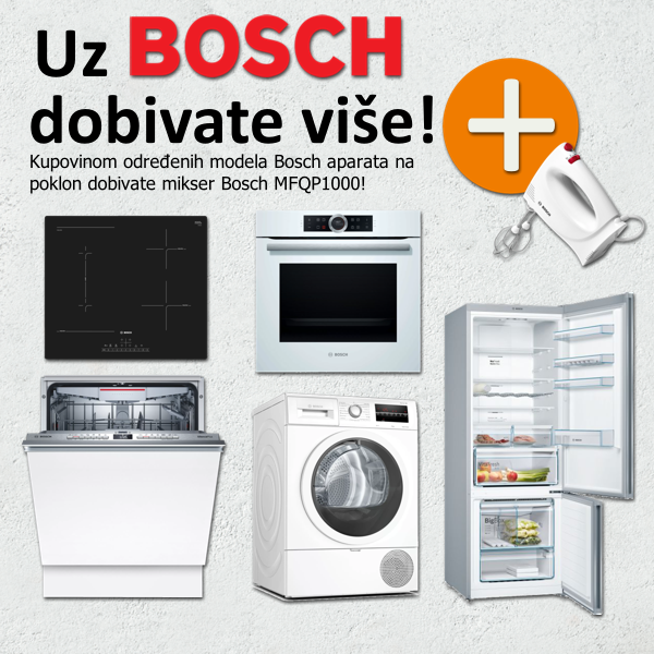 Poklon uz određene Bosch aparate!