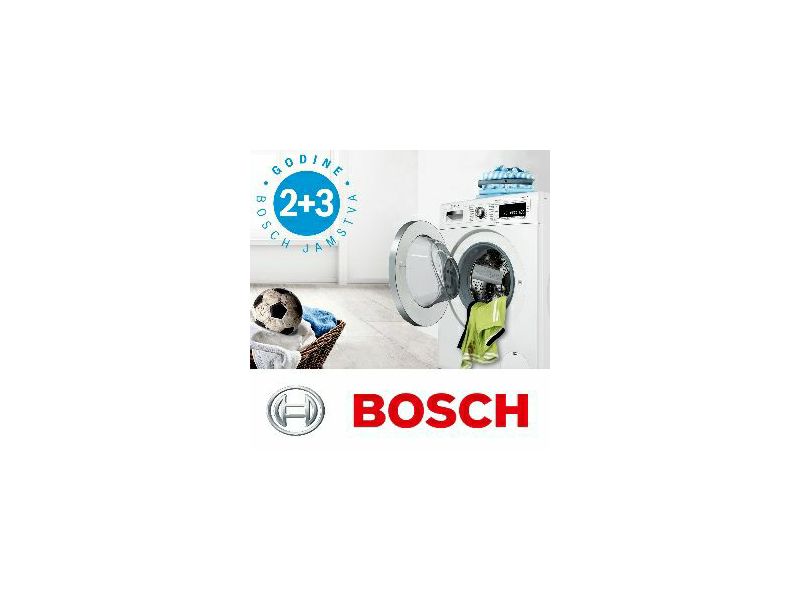 Uz perilice rublja BOSCH 3 godine dodatnog tvorničkog jamstva!