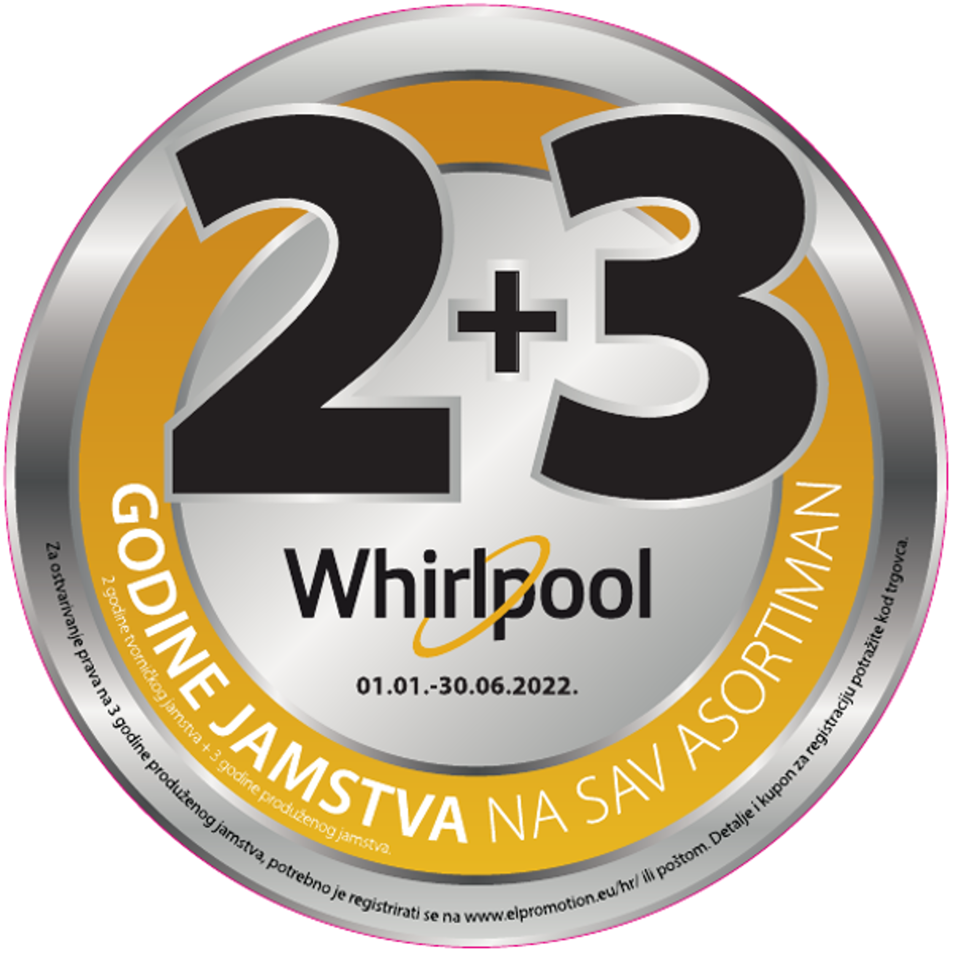 Whirlpool i Indesit 2+3 godine produženog jamstva