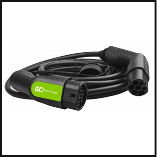 Kabel za EV Green Cell EVKABGC04 11kW, 16A Tip2 7m
