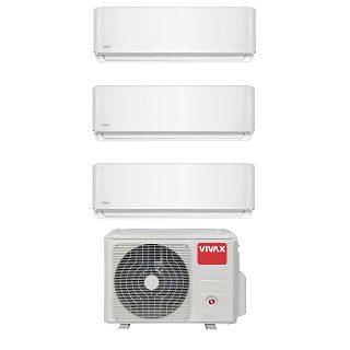 Klima Vivax ACP-21COFM60AERIs + 2X ACP-09CH25AERI/I+ +1X ACP-12CH35AERI/I+