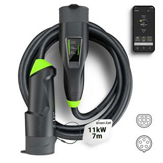 Punjač za EV Green Cell EVGC01 11kW, 16A Tip2 7m