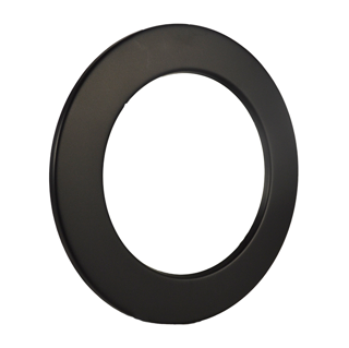 Rozeta dimovodna čelična 155mm s nastavkom 3cm