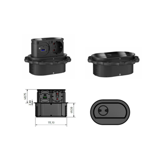 uticnica-ugradbena-hpf-piccolino-crno-staklo-2m-1xschuko-usb-3499-11010272.webp