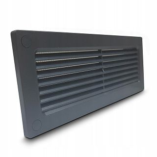 Ventilacijska rešetka Awenta KP204-30GR grafit 60x204mm