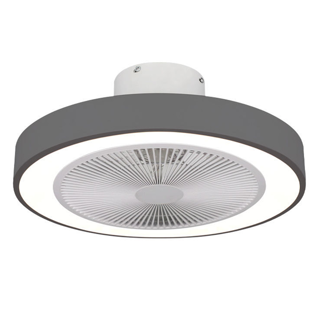 Ventilator stropni Estia HaloFlow 50cm 15wMOT/45wLED sivi + dalj. 06-30162