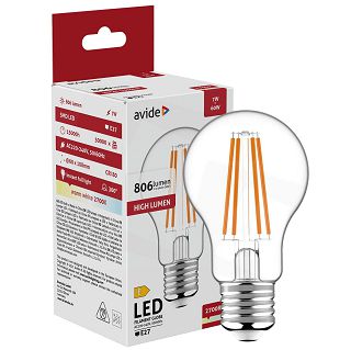 Žarulja LED Avide Globe E27 7W 2700K 806lm 19790