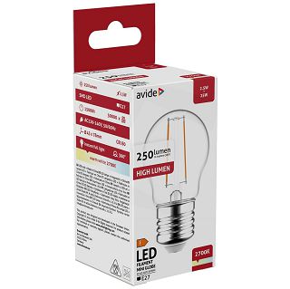 Žarulja LED Avide Mini Globe E27 2,5W 2700K 250lm 19791