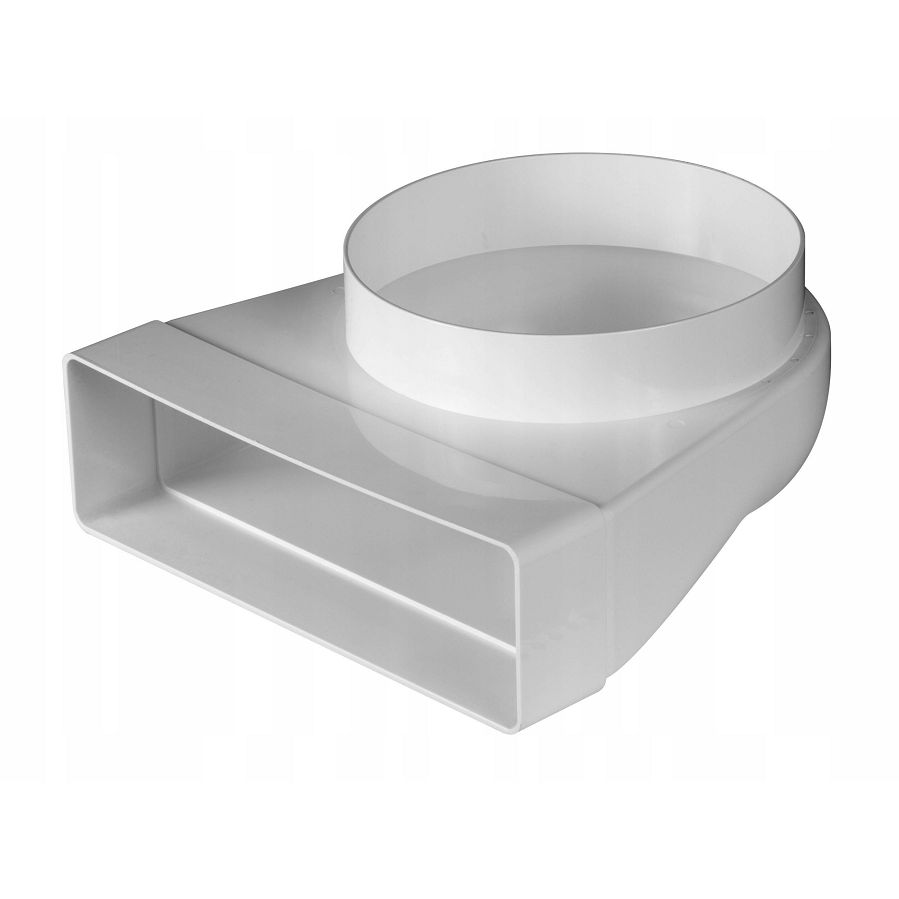 Adapter Awenta ravni-okrugli KP204-23/150 90°/60x204/150mm