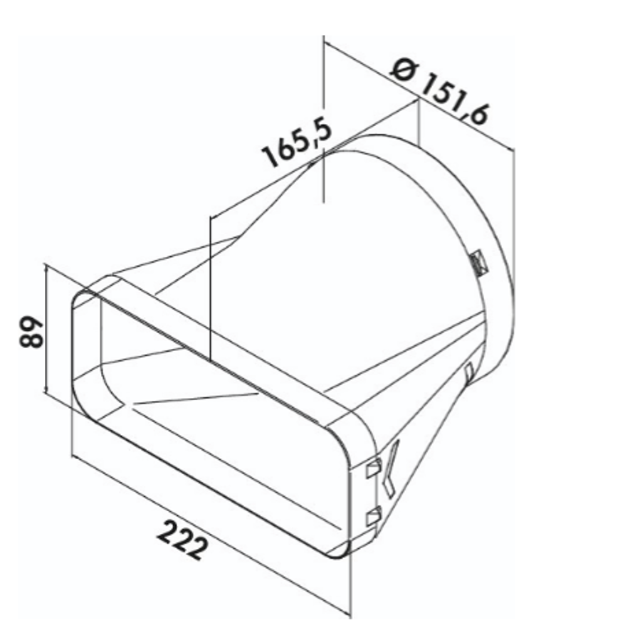 Adapter Gorenje ravni-okrugli HD2019 746741