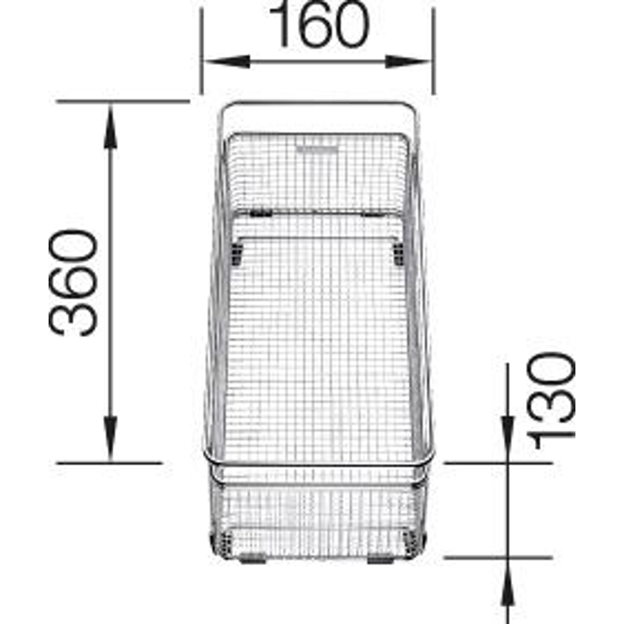 Blanco ocjedna košara inox za Subline 223297