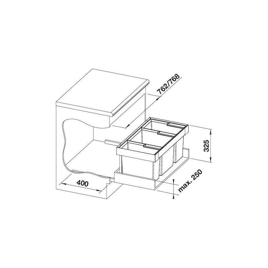 Blanco Select Flexon II Low 80/3 525221