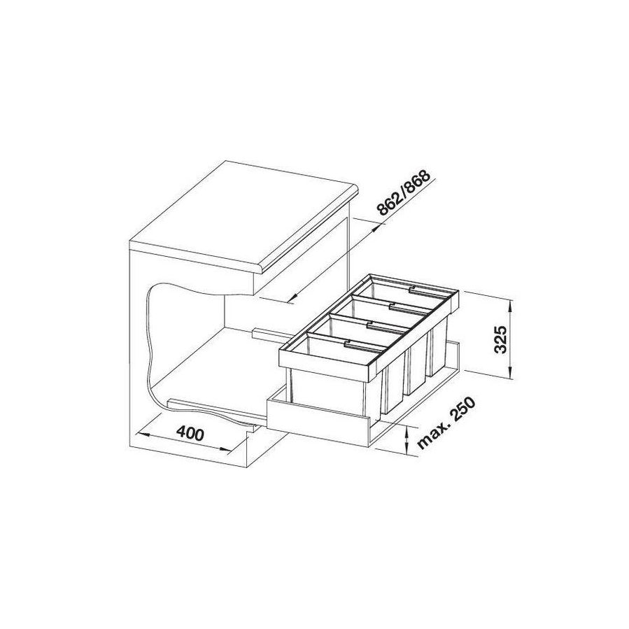 Blanco Select Flexon II Low 90/4 521475