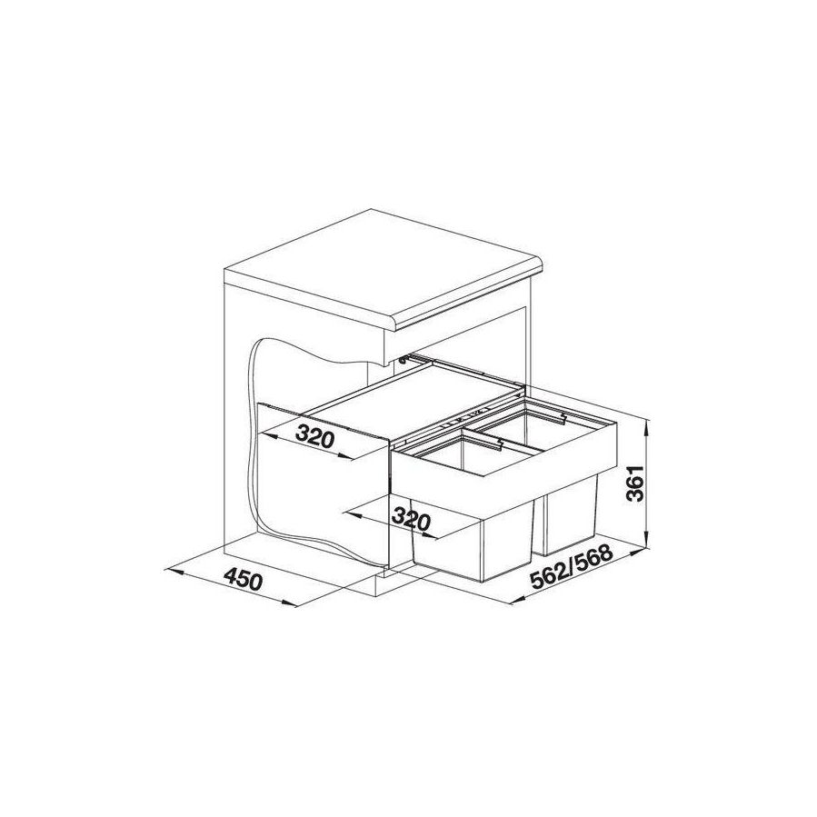 Blanco Select II 60/2 Compact 526207