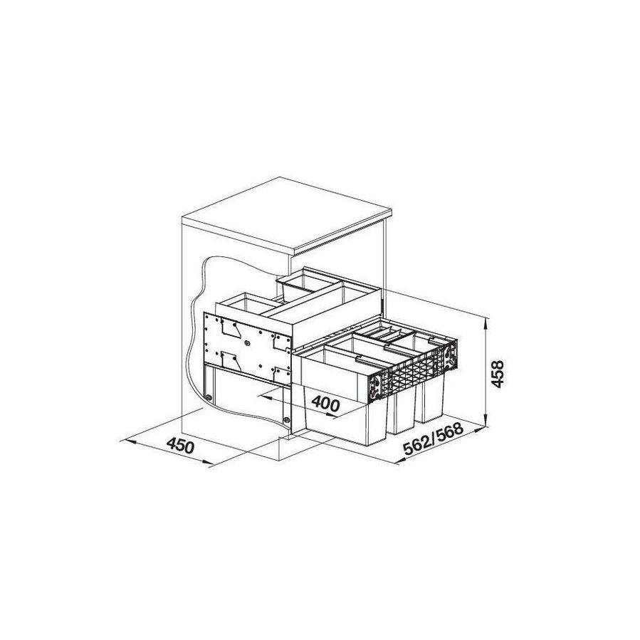 Blanco Select II 60/4 Orga 526211