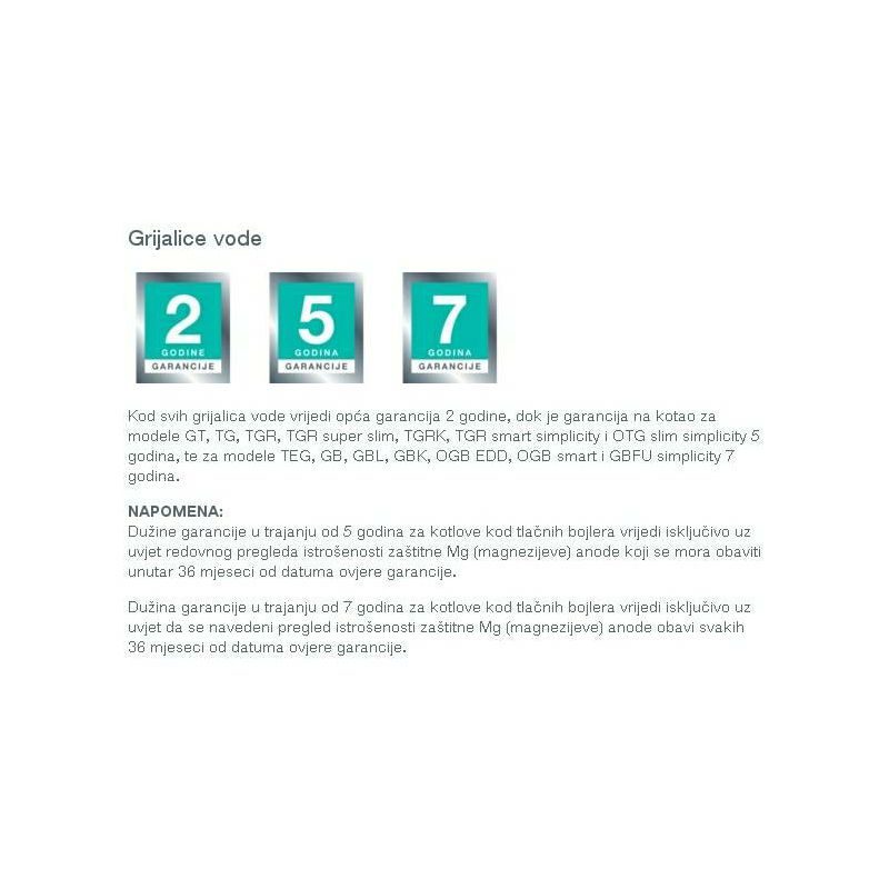 Bojler Gorenje FTG80SM - Specijalnih dimenzija -PLITKI-30cm