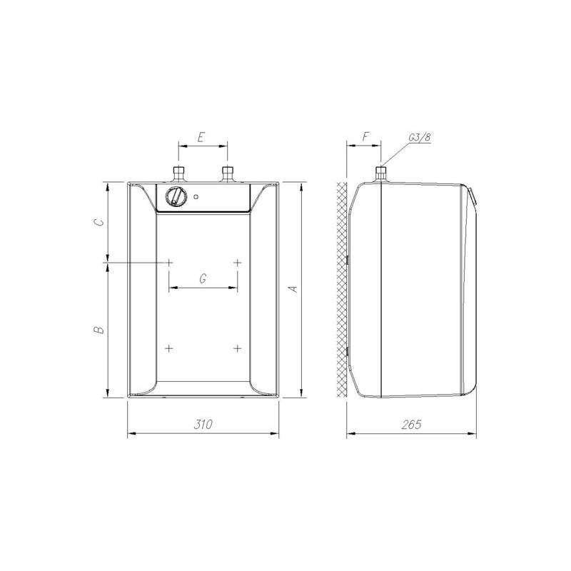 Bojler Gorenje TEG10U NT - podpultni