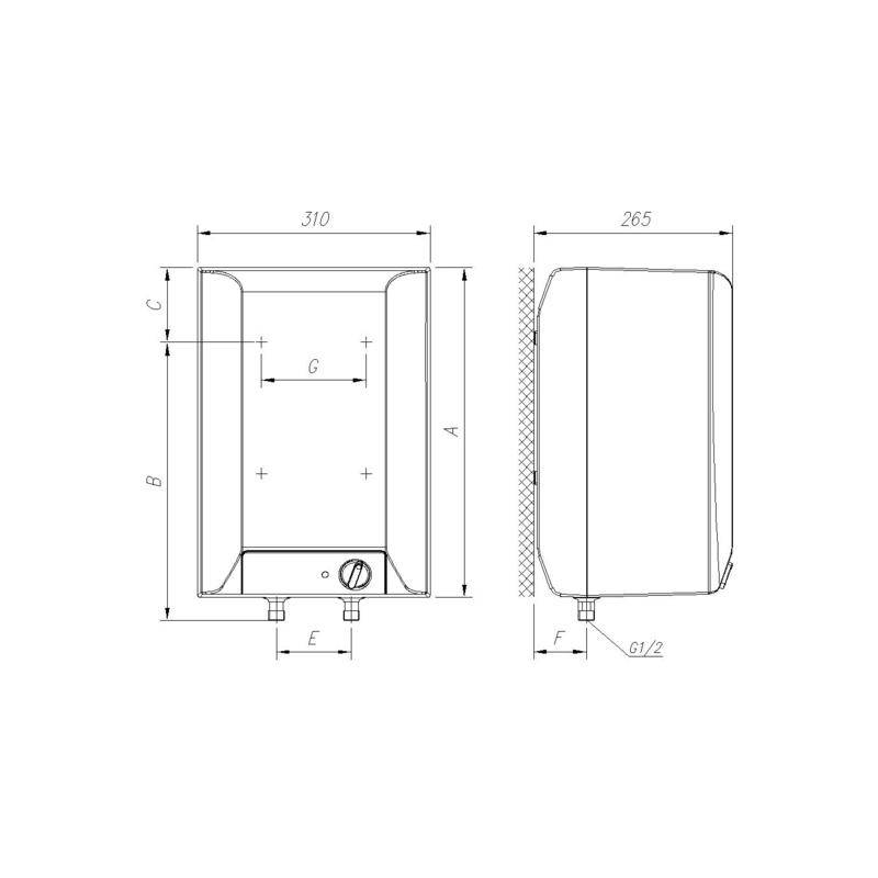 Bojler Gorenje TEG10O NT - nadpultni