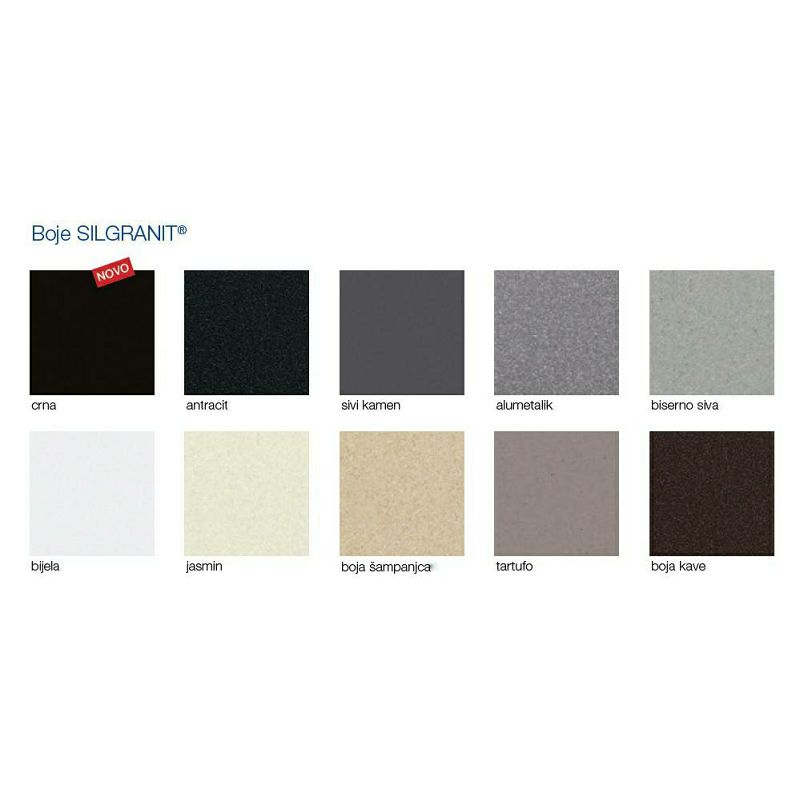 Dozer Blanco Lato Silgranit/krom