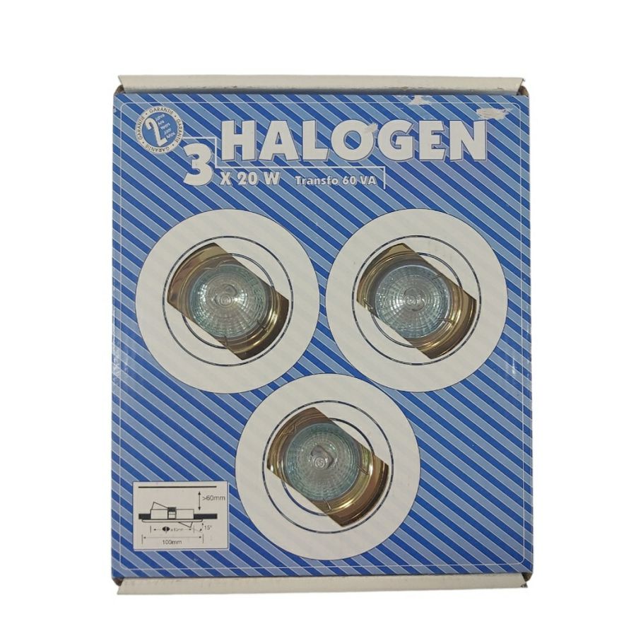 Halogeni Set 3*20 12 V MESING