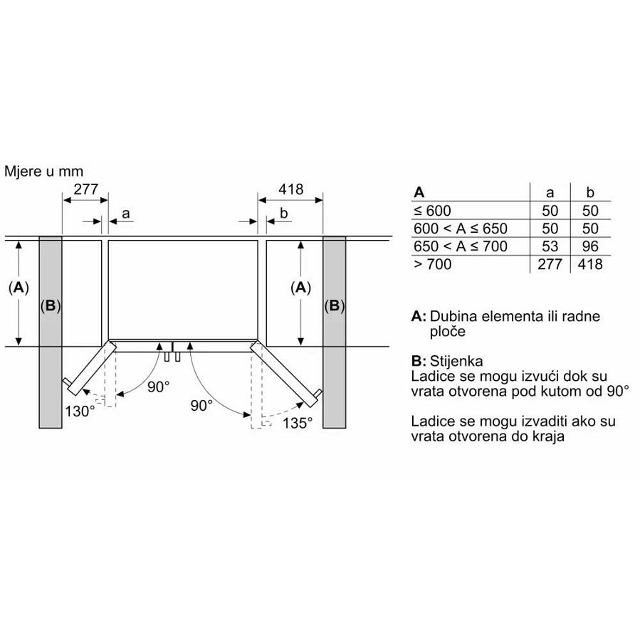 Hladnjak Bosch KAD93ABEP