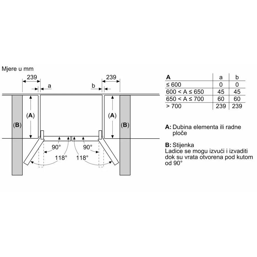 Hladnjak Bosch KFD96APEA