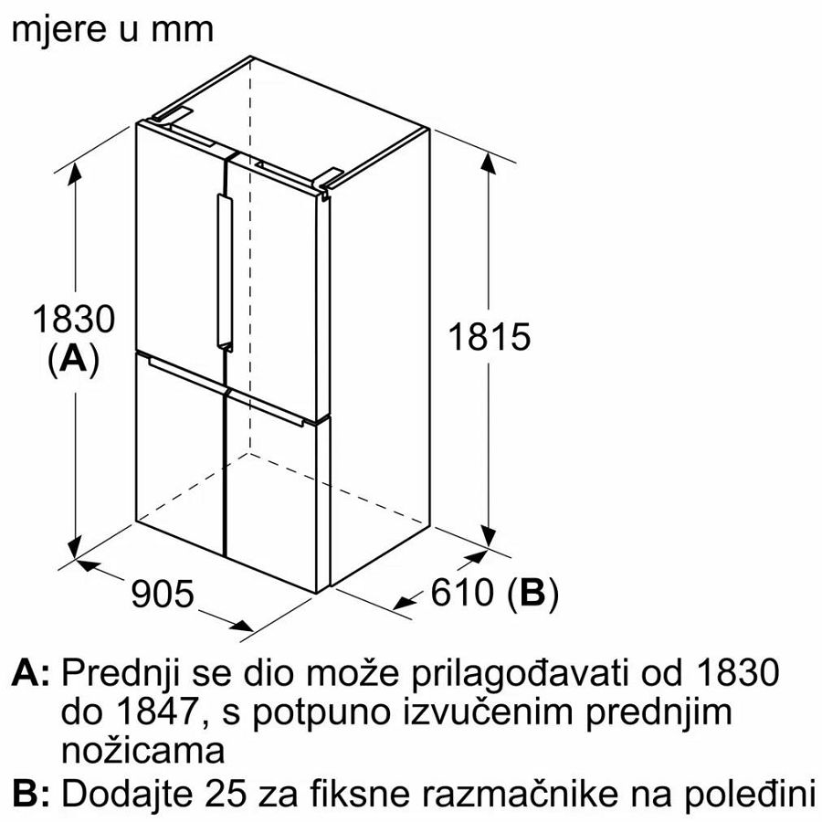 Hladnjak Bosch KFN96VPEA