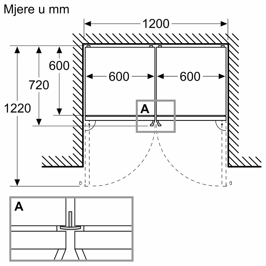 Hladnjak Bosch KGN39VIBT