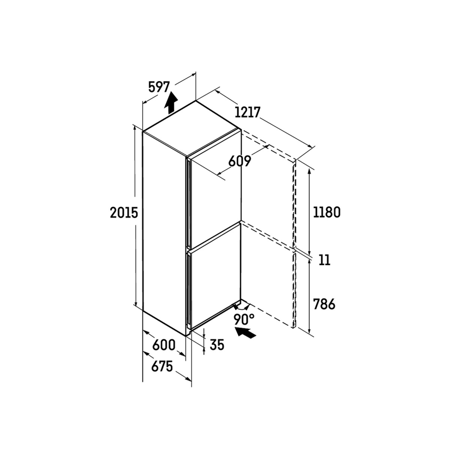 Hladnjak Liebherr CBNbdc573i Plus BioFresh BlackSteel WiFi