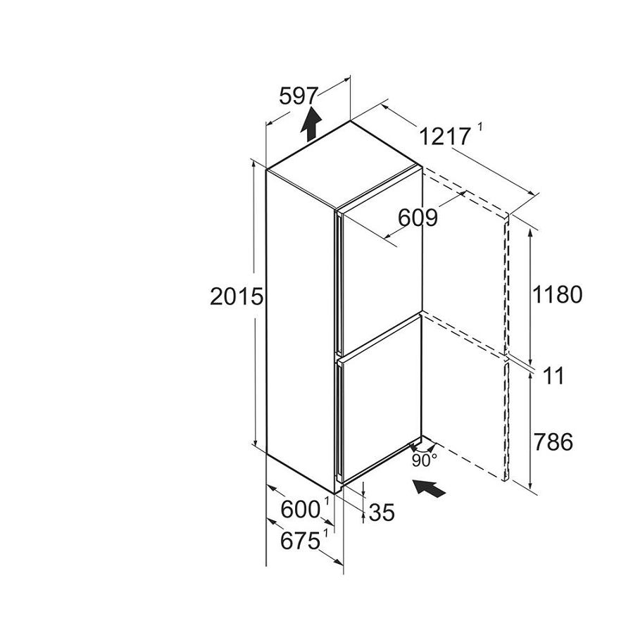 Hladnjak Liebherr CBNstb579i PeakLine + SmartSteel + IceMaker