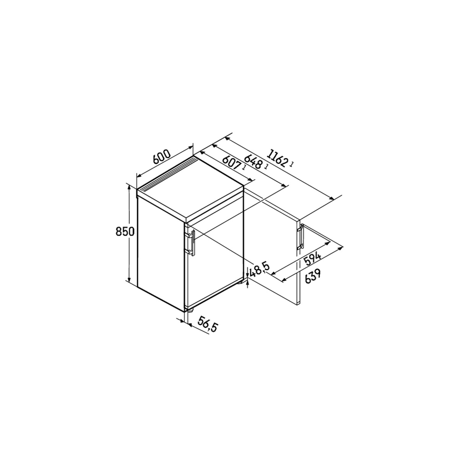 Hladnjak Liebherr Rci1621 Plus WiFi