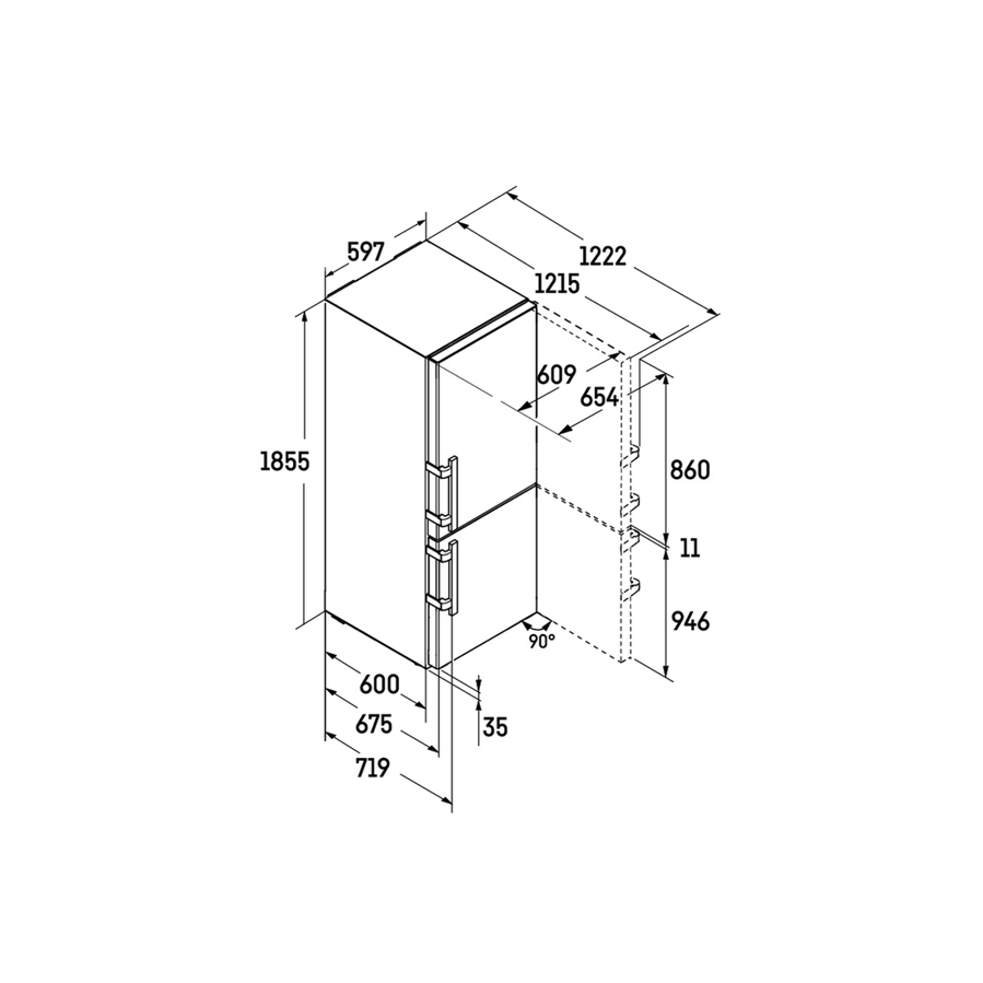 Hladnjak Liebherr SBNsdd526i Prime BioFresh SmartSteel WiFi