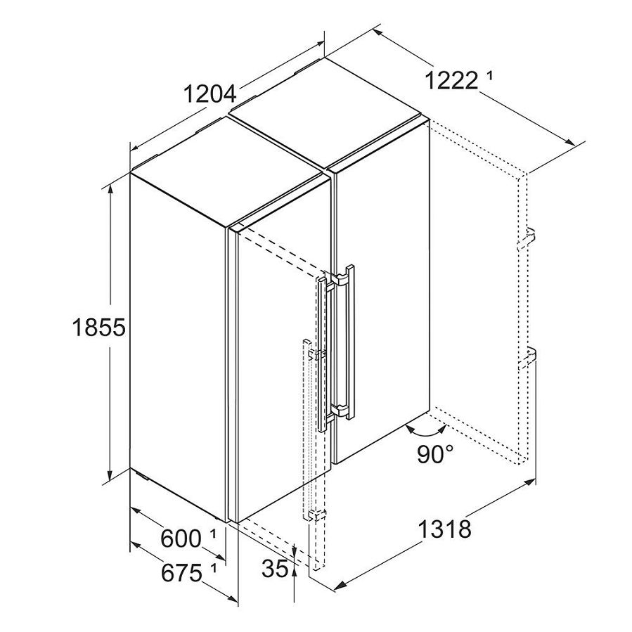 Hladnjak Liebherr XRFbs5295 PeakLine + BlackSteel + IceMaker