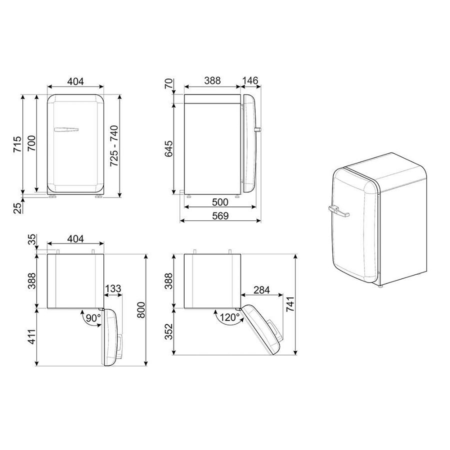 Hladnjak Smeg FAB5RRD5