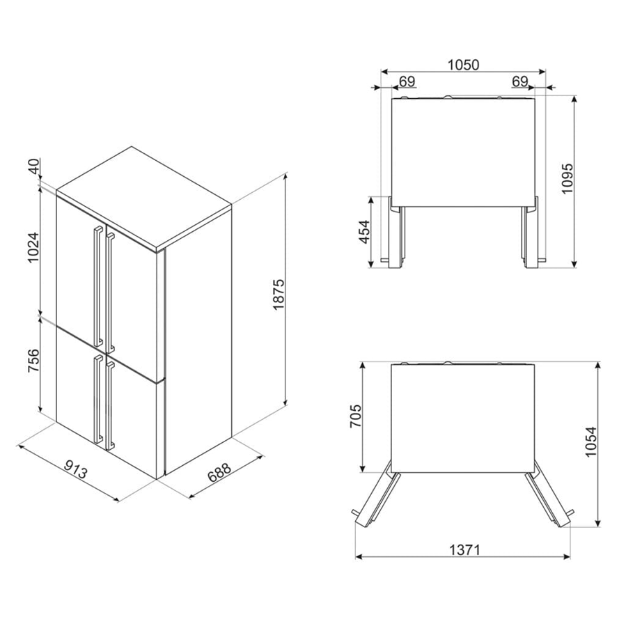 Hladnjak Smeg FQ60CPO6